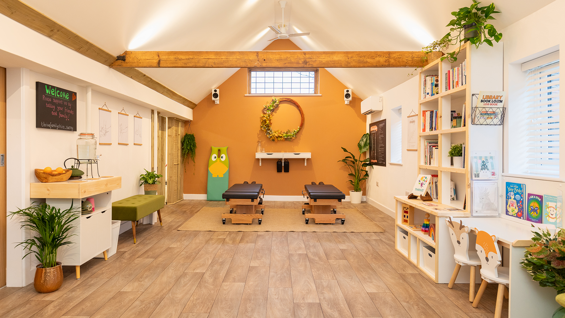 Image of the treatment area in the Thrive Studio