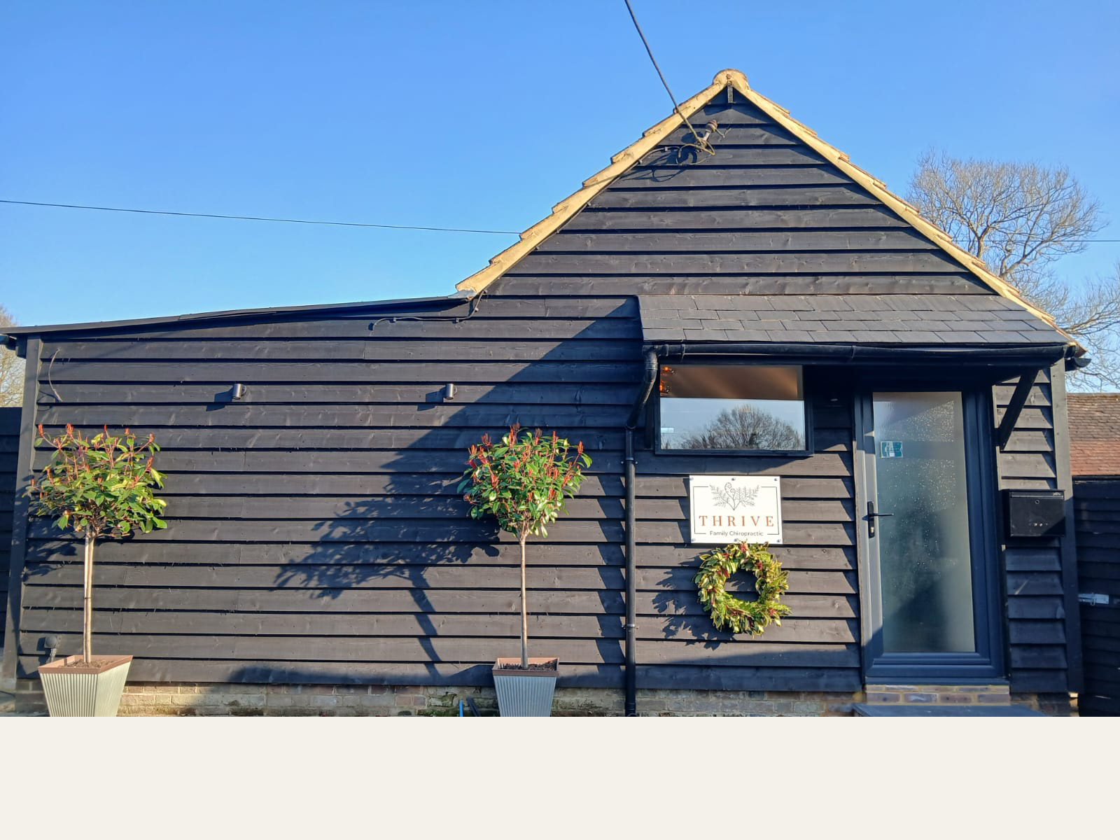 Picture of the outside of Thrive Studio
